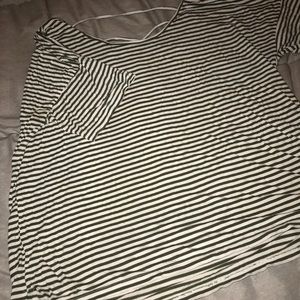 Green stripes T